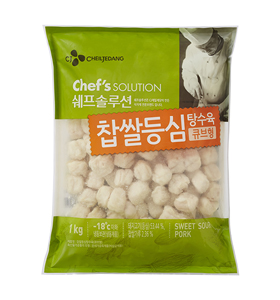 CJ_쉐프솔루션 찹쌀 등심 탕수육 (큐브형)