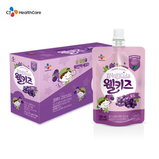 CJ_웰키즈 포도맛 포