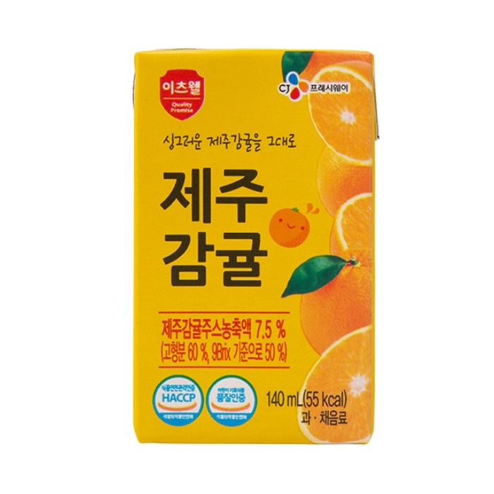 CJ_이츠웰 제주 감귤주스