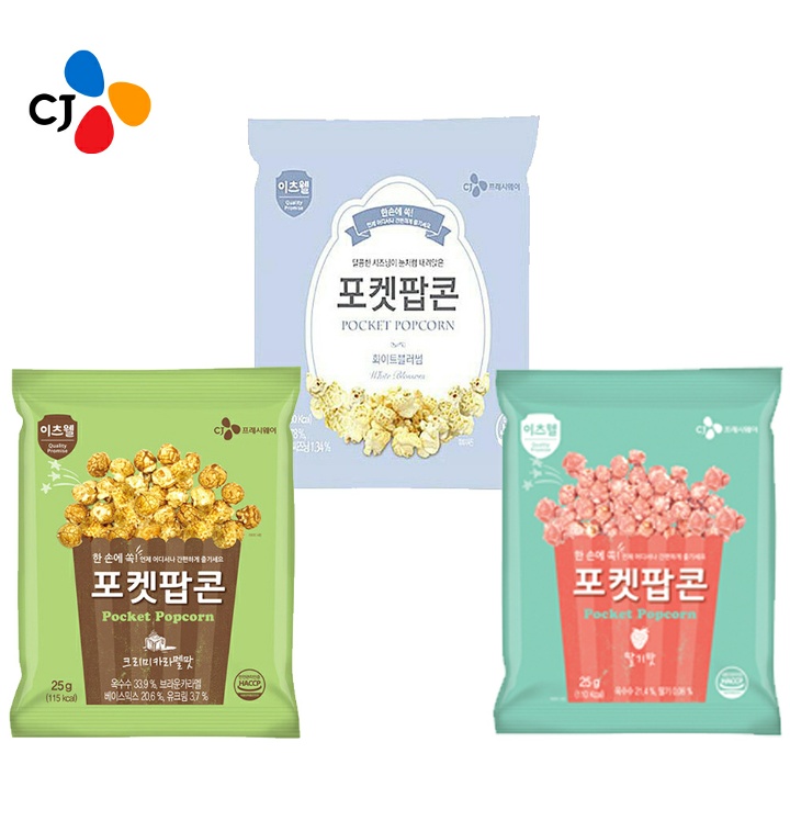 CJ_이츠웰 포켓팝콘 크리미카라멜맛 thumbnail