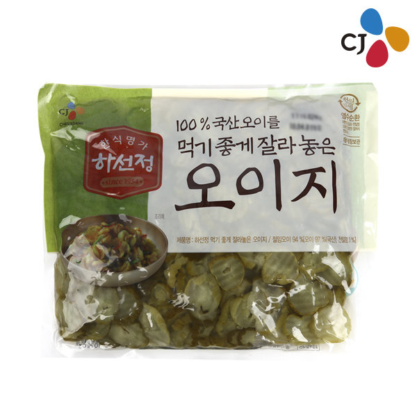 CJ_하선정 먹기좋게썰어놓은오이지 thumbnail