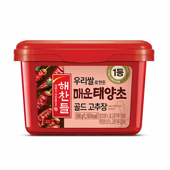 CJ_해찬들 우리쌀로 만든 매운 태양초골드 고추장