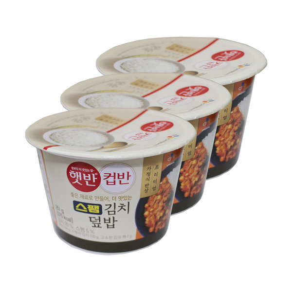 CJ_햇반 컵반 스팸김치덮밥