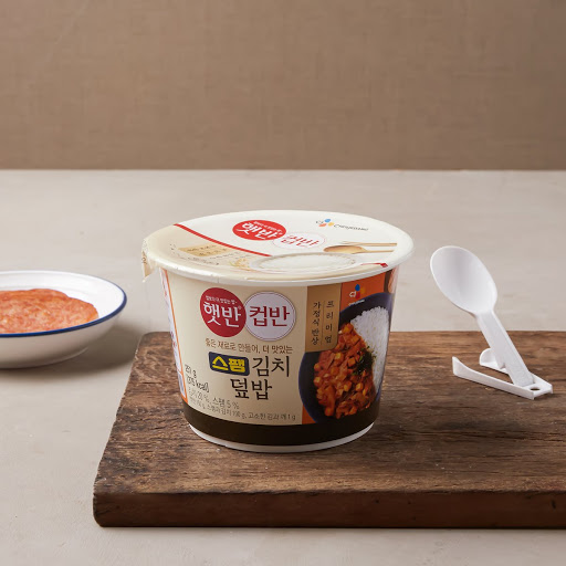 CJ_햇반 컵반 스팸김치덮밥