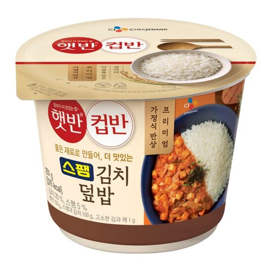 CJ_햇반 컵반 스팸김치덮밥
