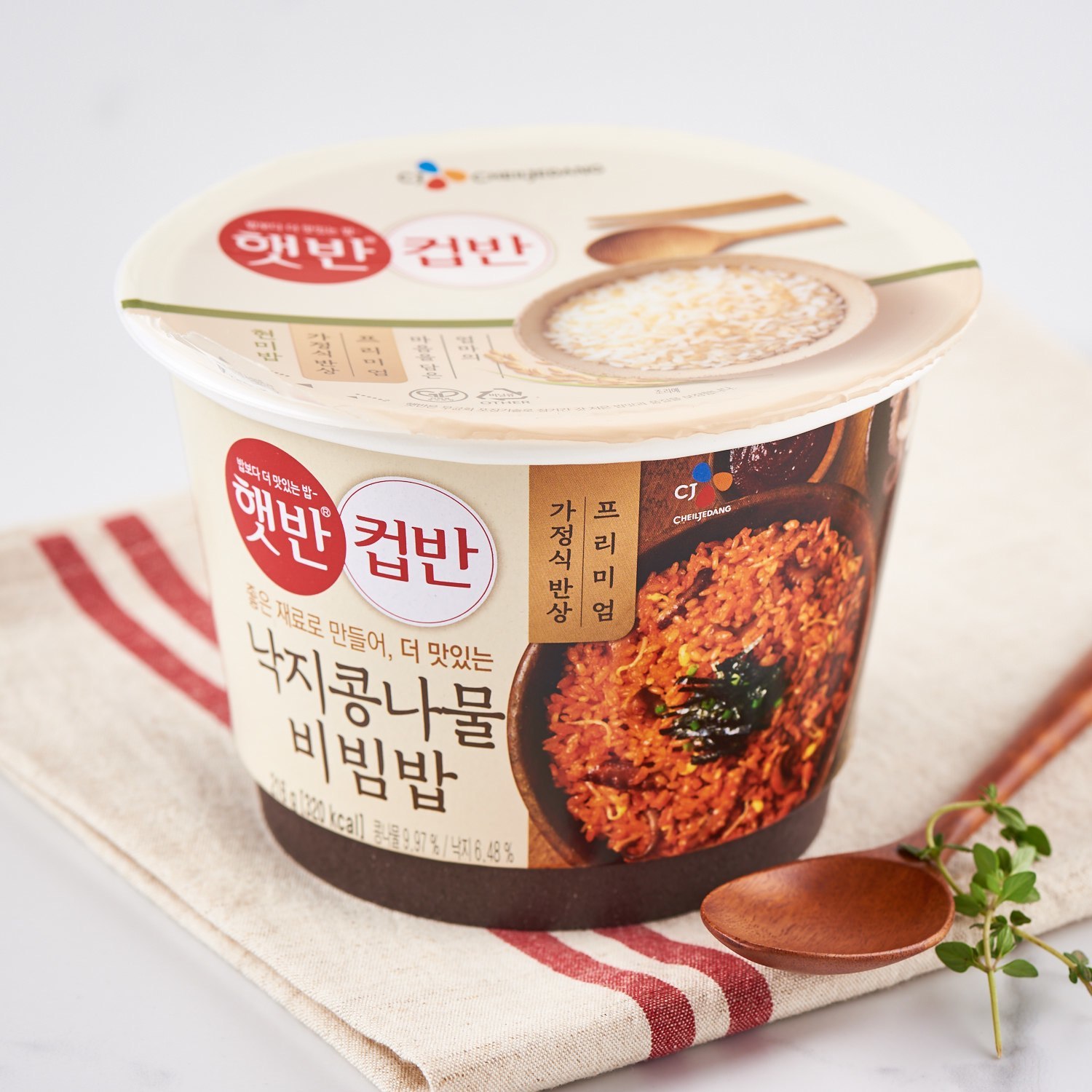 CJ_햇반컵반 낙지콩나물비빔밥 thumbnail