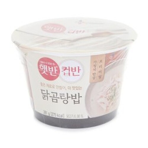 CJ_햇반컵반 닭곰탕밥