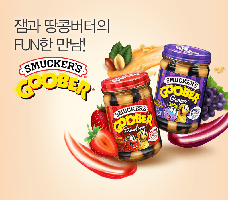 농심_구버 딸기 땅콩버터 510g