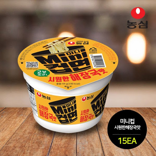 농심_미니컵면 시원한해장국맛