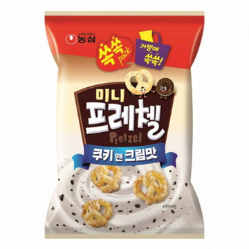 농심_미니프레첼 쿠키앤크림맛