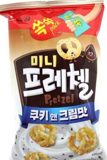 농심_미니프레첼 쿠키앤크림맛