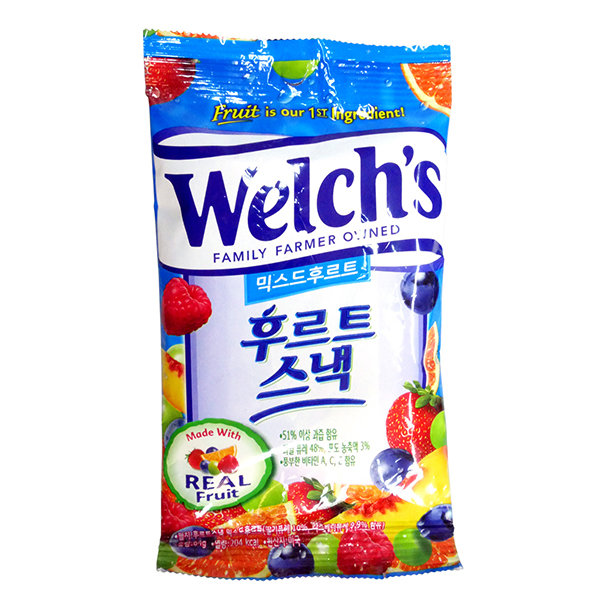 농심_웰치 후르트 스낵