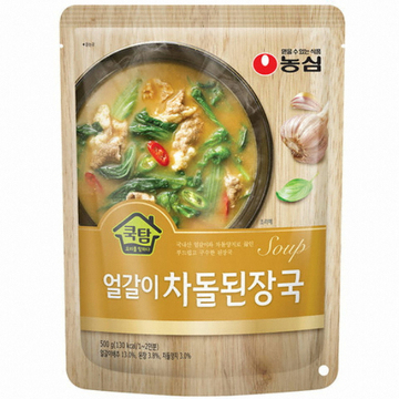 농심_쿡탐 얼갈이차돌된장국