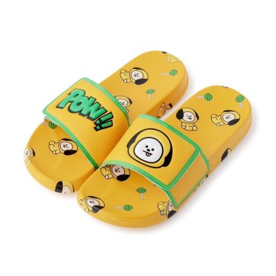 라인프렌즈_BT21 CHIMMY 벨크로 슬리퍼