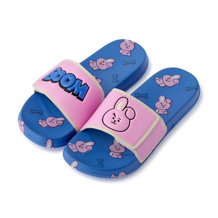 라인프렌즈_BT21 COOKY 벨크로 슬리퍼