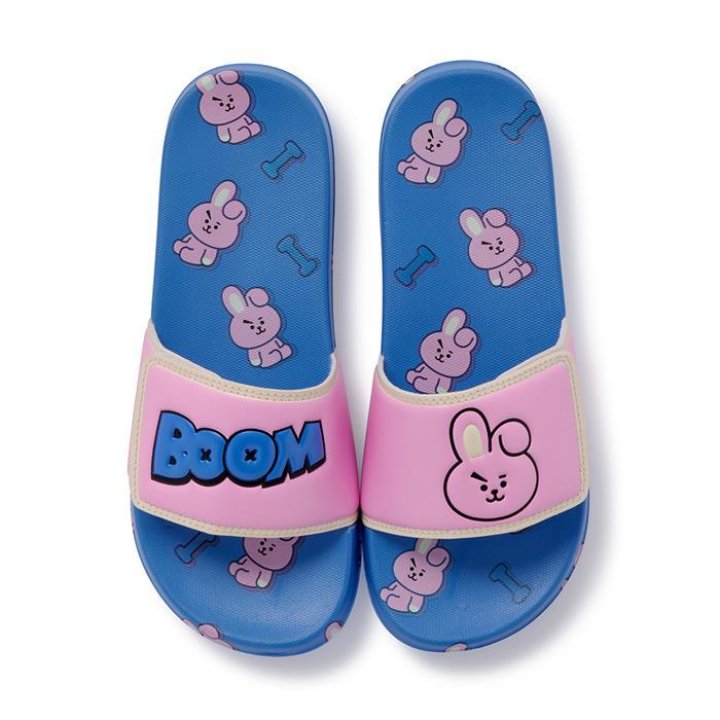 라인프렌즈_BT21 COOKY 벨크로 슬리퍼
