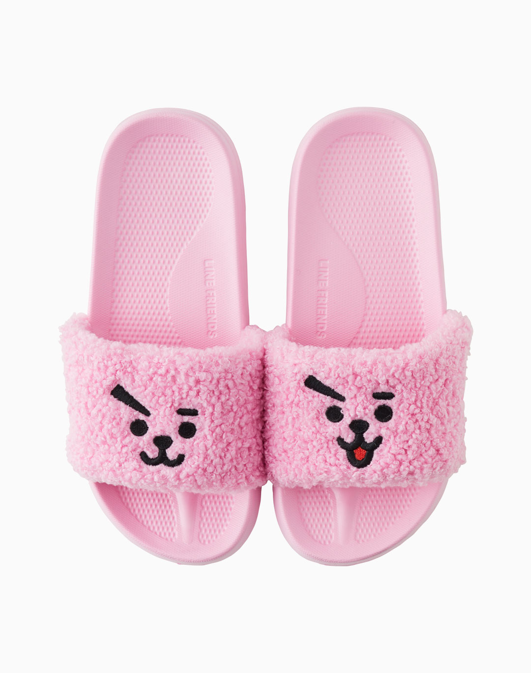 라인프렌즈_BT21 COOKY 부클 슬리퍼