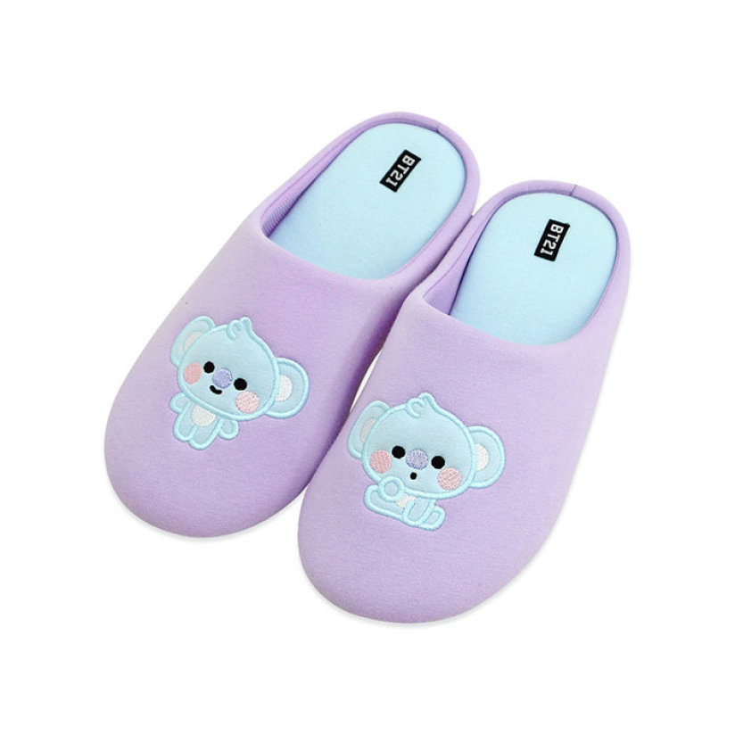 라인프렌즈_BT21 KOYA BABY 자수 슬리퍼