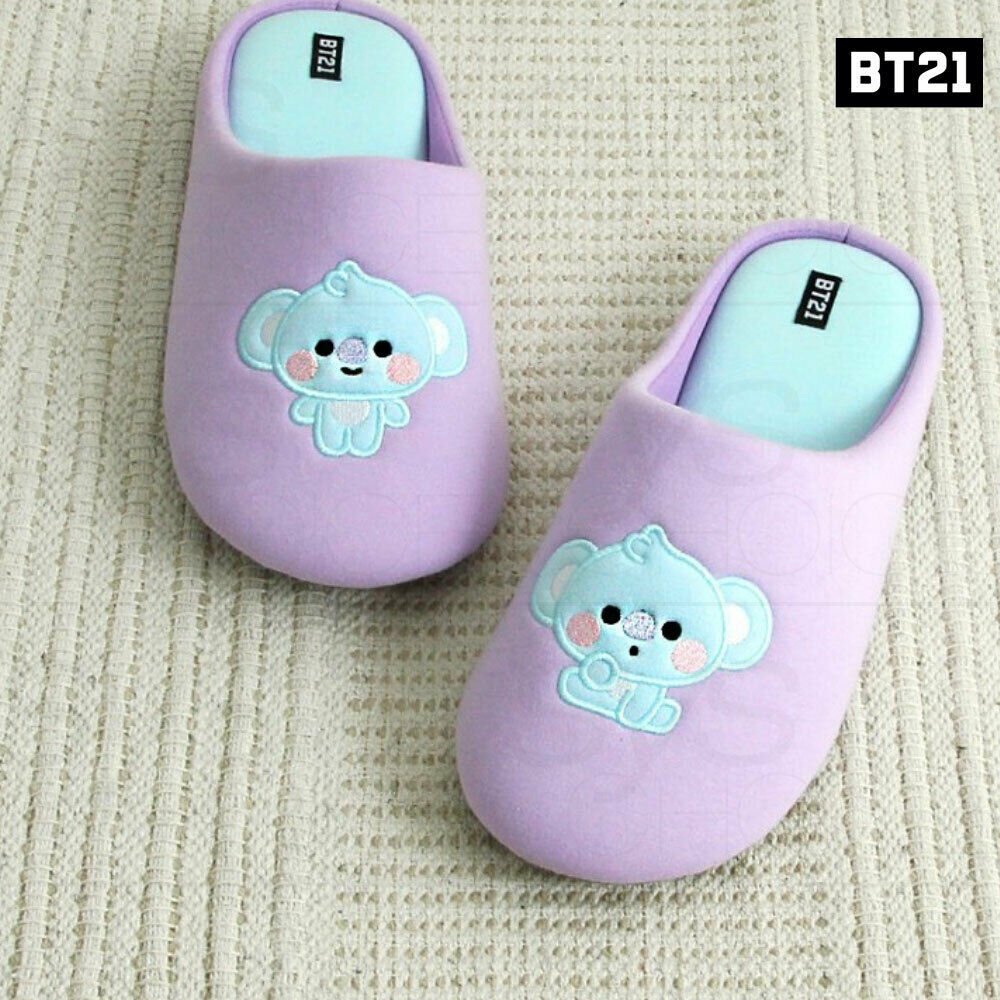 라인프렌즈_BT21 KOYA BABY 자수 슬리퍼