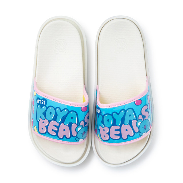 라인프렌즈_BT21 KOYA 플랫폼 슬라이드 슬리퍼 (6cm) thumbnail