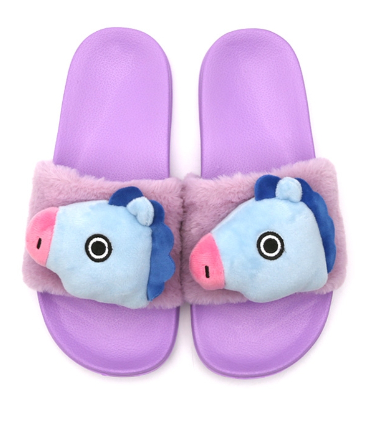 라인프렌즈_BT21 MANG 인형 슬리퍼 thumbnail