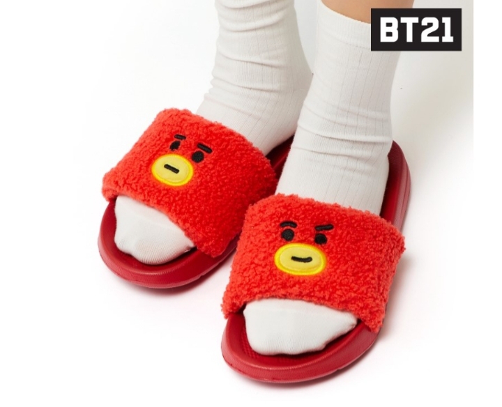 라인프렌즈_BT21 TATA 부클 슬리퍼