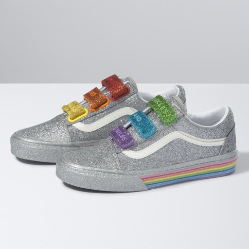 반스_Vans X Flour Shop 레인보우 Old Skool 올드스쿨 V