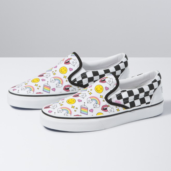 반스_Vans X Flour Shop 아이콘 체커보드 Slip-On 슬립온