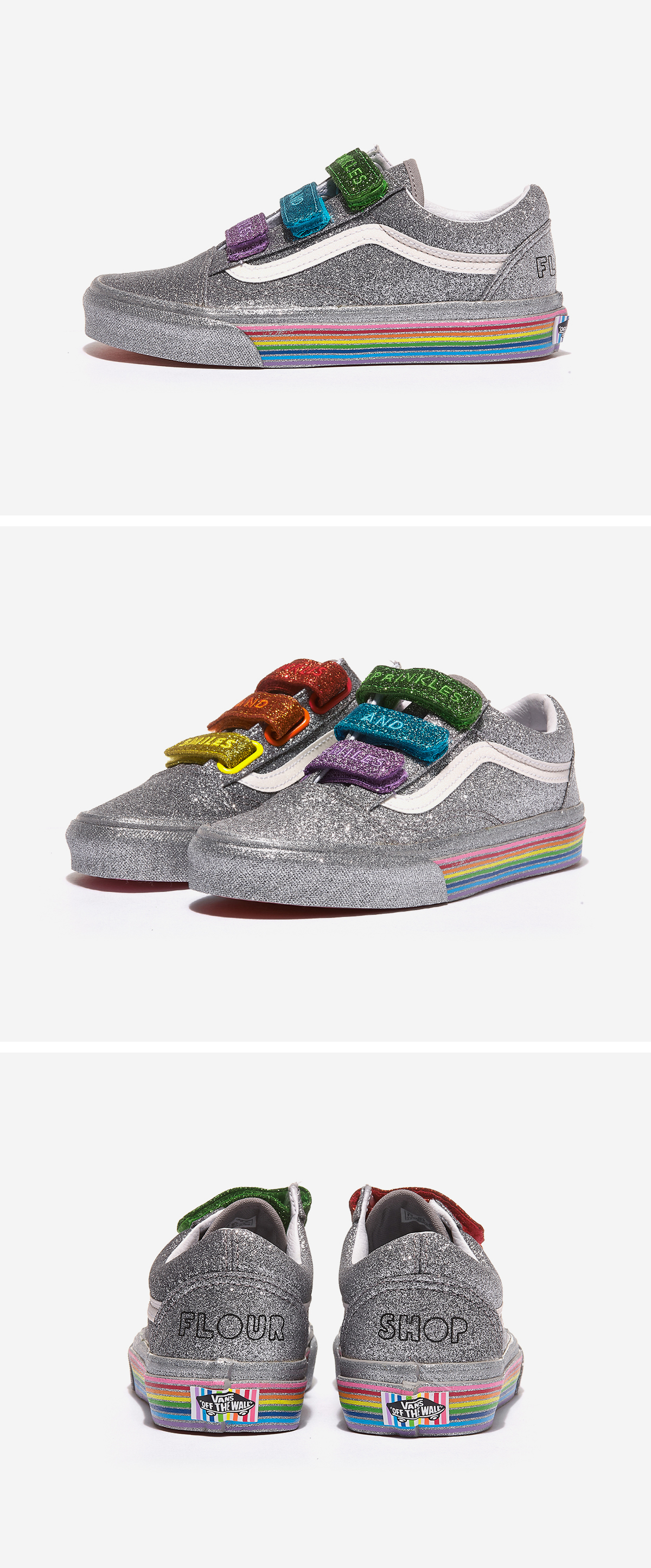 반스_Vans X Flour Shop 레인보우 Old Skool 올드스쿨 V thumbnail