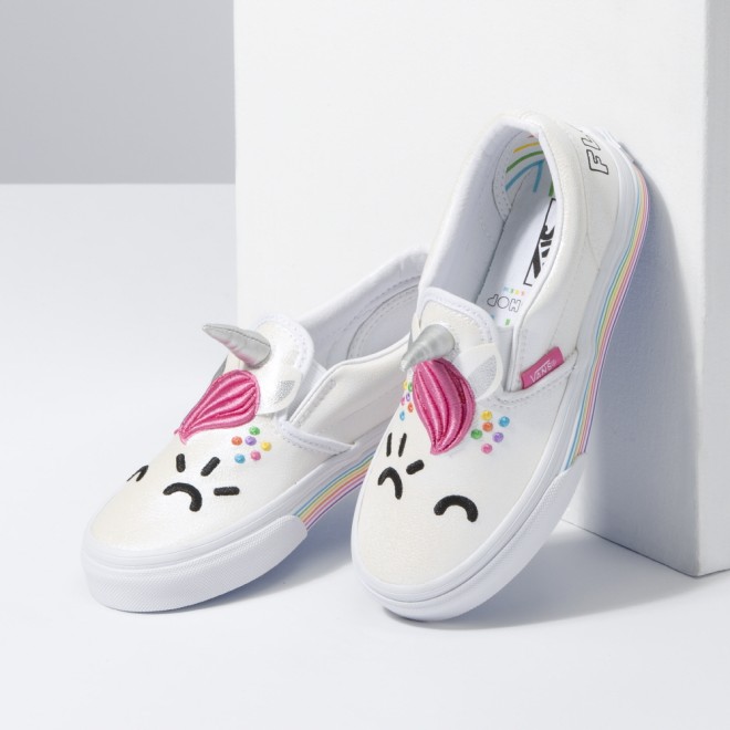 반스_키즈 Vans X Flour Shop 유니콘 Slip-On 슬립온 UNI