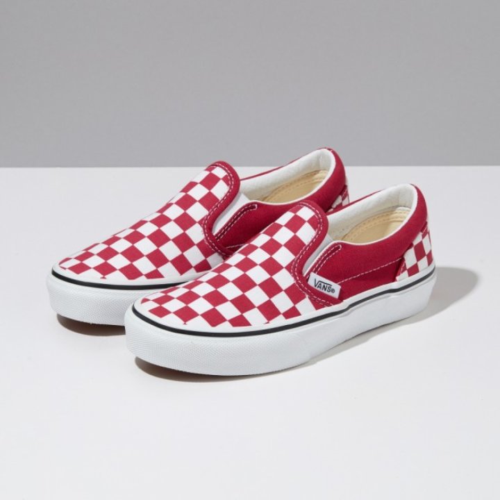 반스_키즈 컬러 띠어리 체커보드 Slip-On 슬립온