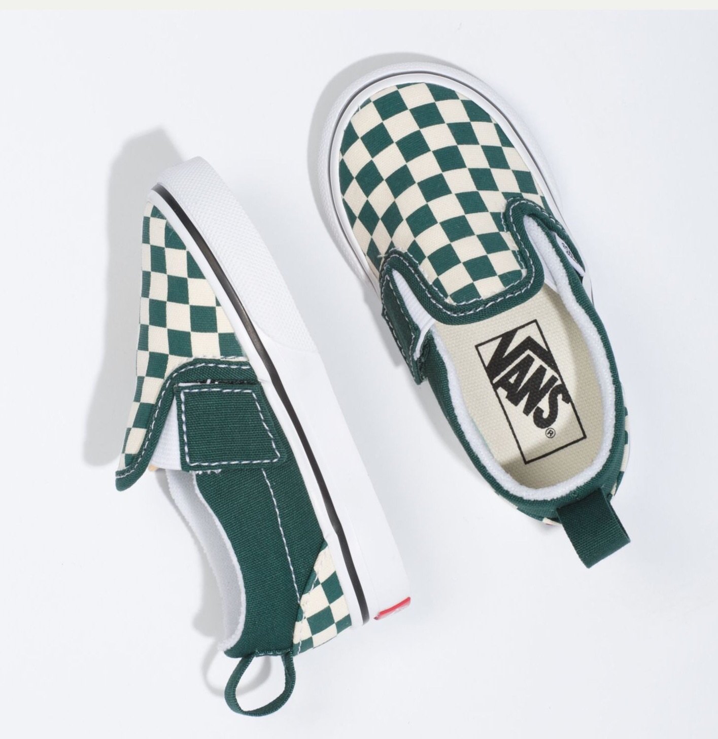 반스_토들러 컬러 띠어리 체커보드 Slip-On 슬립온