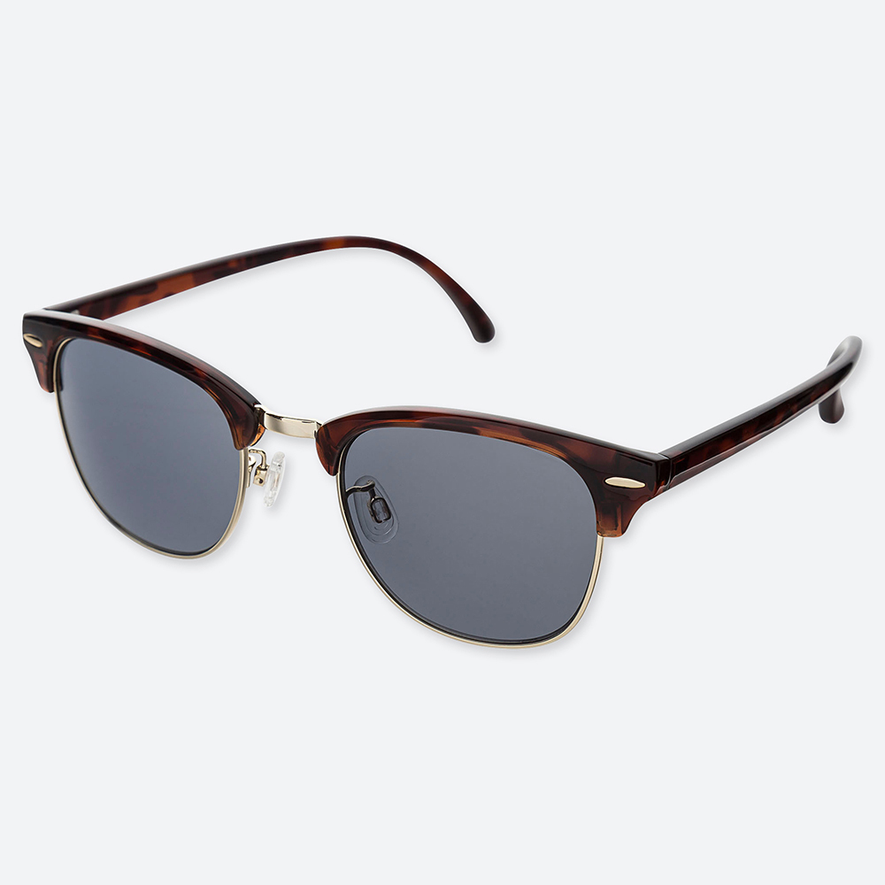 유니클로_브로우라인선글라스 Color 37 BROWN