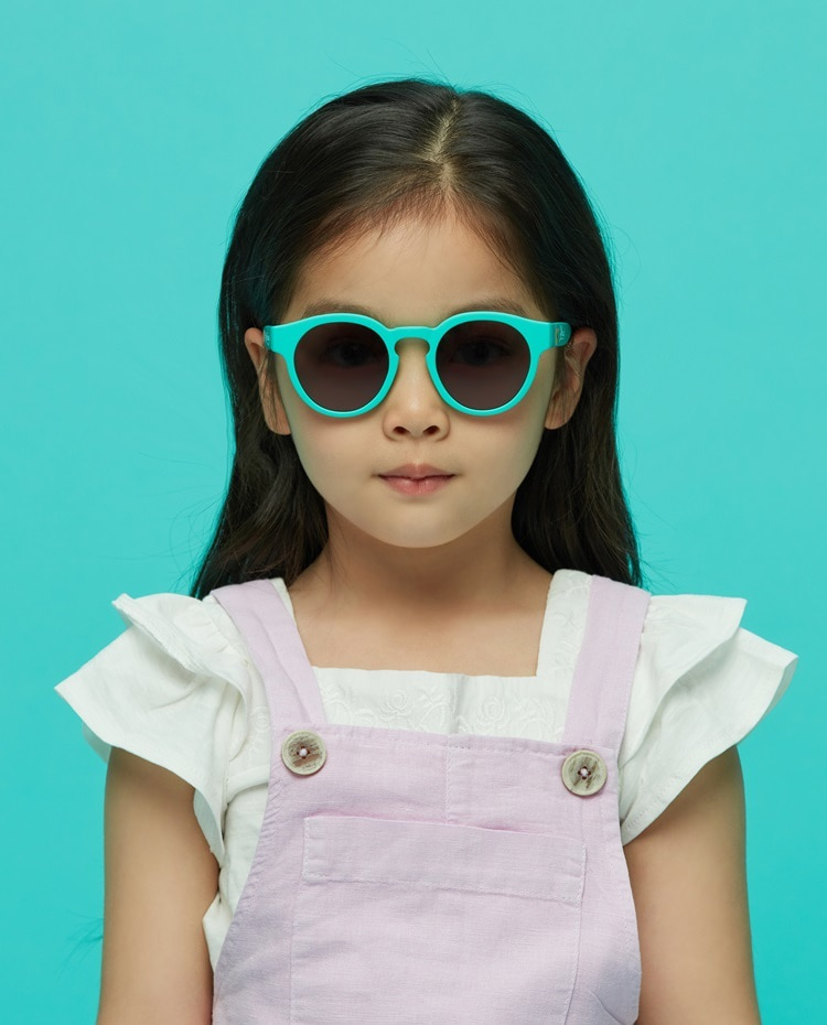 카카오프렌즈_[4-7y]무지 키즈선글라스_민트
