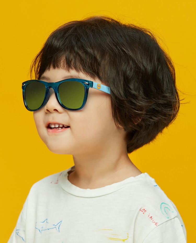 카카오프렌즈_[5-8y]라이언 키즈선글라스_블루