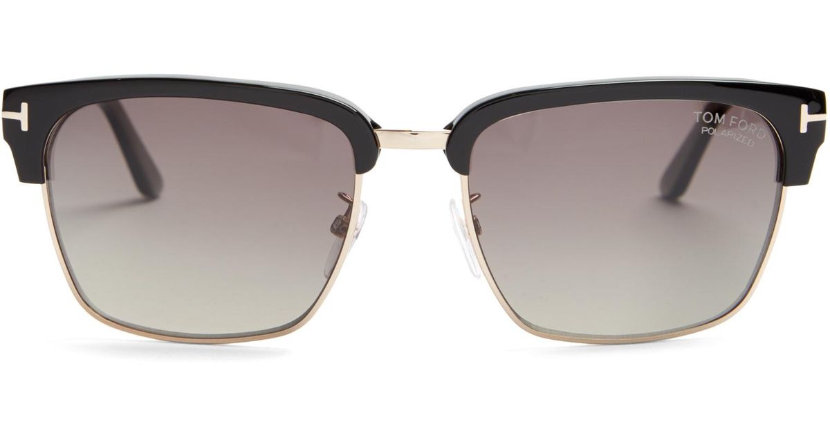 톰포드_RIVER POLARIZED VINTAGE SQUARE SUNGLASSES